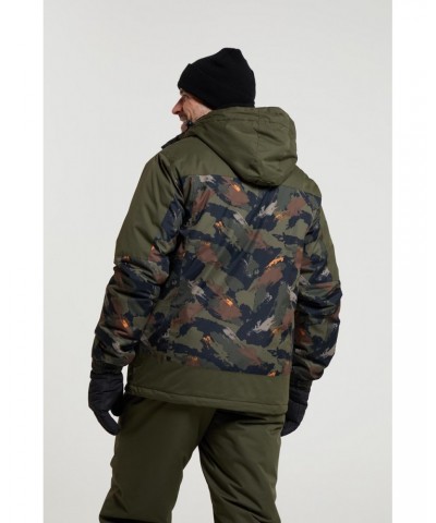 Shadow II Mens Printed Ski Jacket Dark Khaki $32.50 Jackets