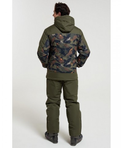 Shadow II Mens Printed Ski Jacket Dark Khaki $32.50 Jackets