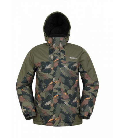 Shadow II Mens Printed Ski Jacket Dark Khaki $32.50 Jackets