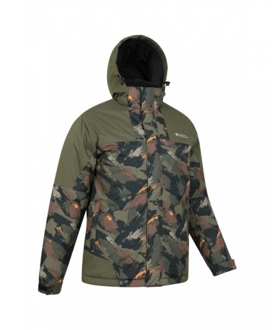 Shadow II Mens Printed Ski Jacket Dark Khaki $32.50 Jackets