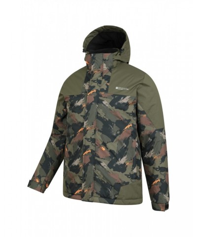 Shadow II Mens Printed Ski Jacket Dark Khaki $32.50 Jackets