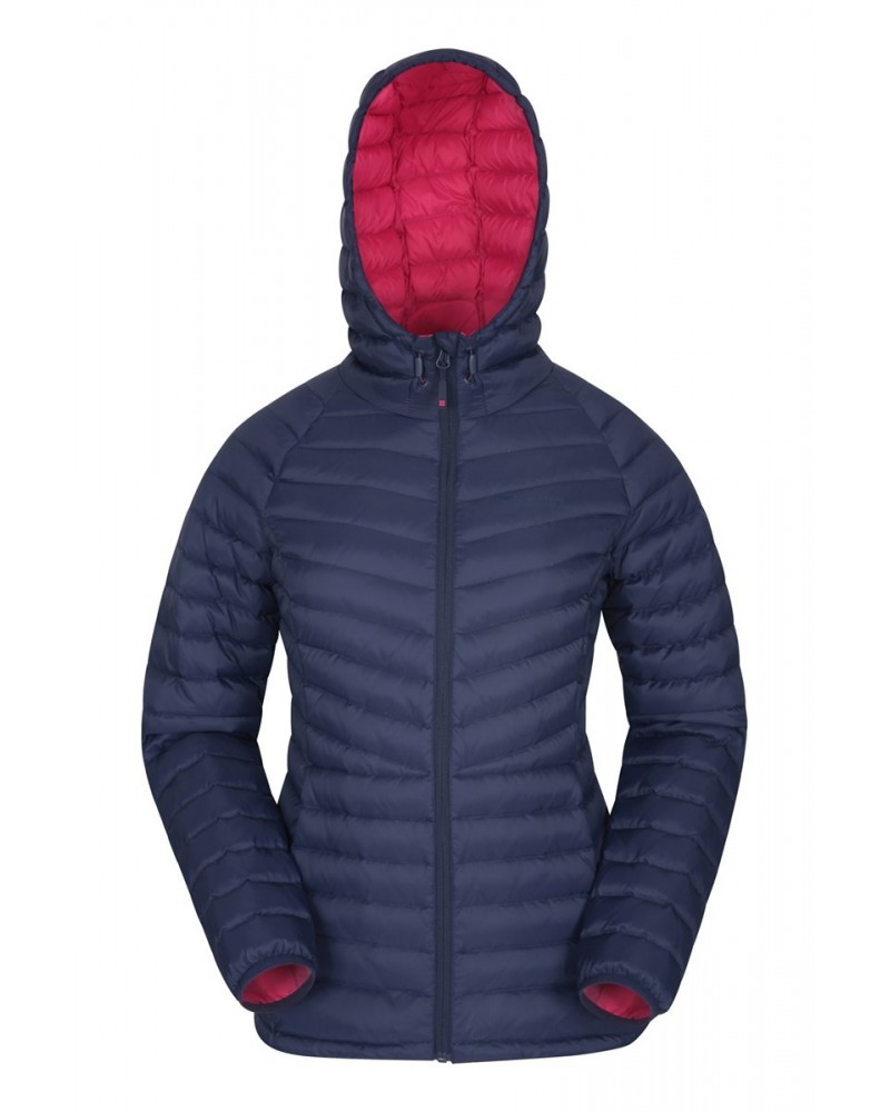 Skyline Extreme Womens Hydrophobic Down Jacket Navy $44.00 Jackets