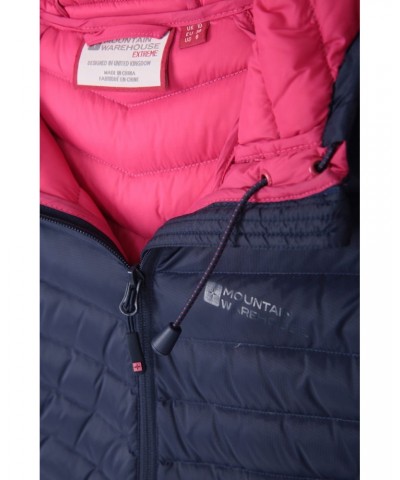 Skyline Extreme Womens Hydrophobic Down Jacket Navy $44.00 Jackets