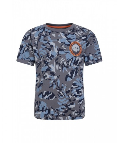 Camo Print Kids Organic T-Shirt Camouflage $8.66 Tops