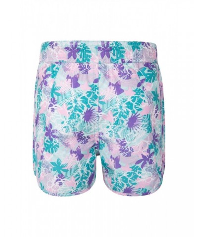 Patterned Kids Boardshorts Teal $10.44 Pants