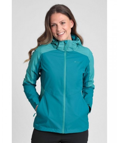 Camino Womens Waterproof Jacket Teal $20.00 Jackets