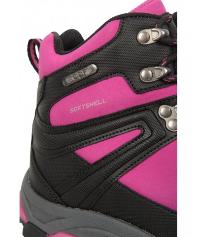 Shadow Waterproof Womens Softshell Boots Dark Pink $30.73 Footwear