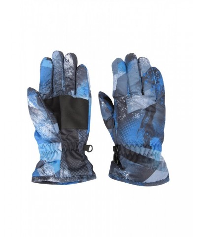 Printed Kids Ski Gloves Charcoal $11.39 Accessories