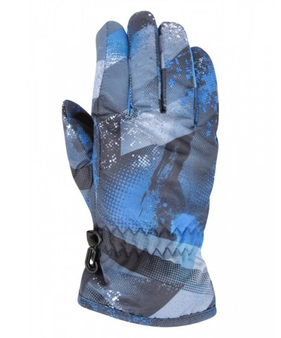 Printed Kids Ski Gloves Charcoal $11.39 Accessories