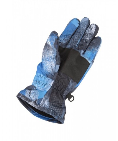 Printed Kids Ski Gloves Charcoal $11.39 Accessories