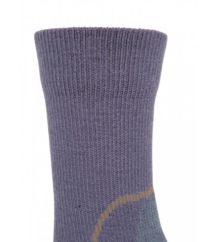 Merino Hiker Womens Quarter Length Socks Lilac $10.19 Accessories