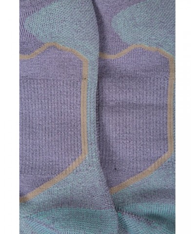 Merino Hiker Womens Quarter Length Socks Lilac $10.19 Accessories