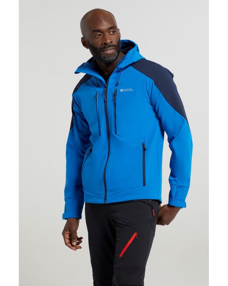 Radius Mens Softshell Jacket Bright Blue $41.24 Jackets