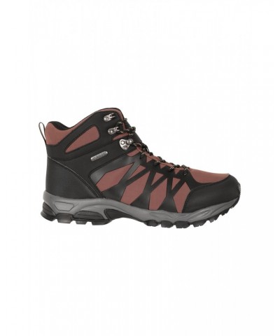 Trekker II Mens Softshell Waterproof Hiking Boots Brown $33.30 Footwear