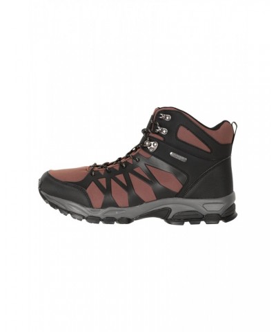 Trekker II Mens Softshell Waterproof Hiking Boots Brown $33.30 Footwear