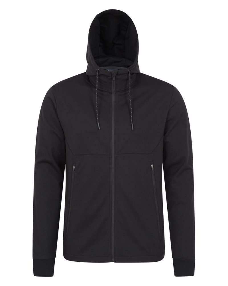 Race II Mens Full-Zip Hoodie Black $16.82 Active