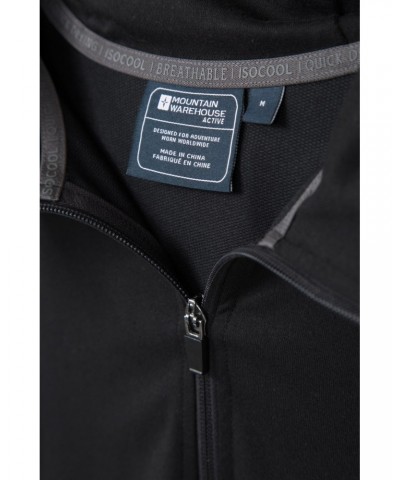 Race II Mens Full-Zip Hoodie Black $16.82 Active