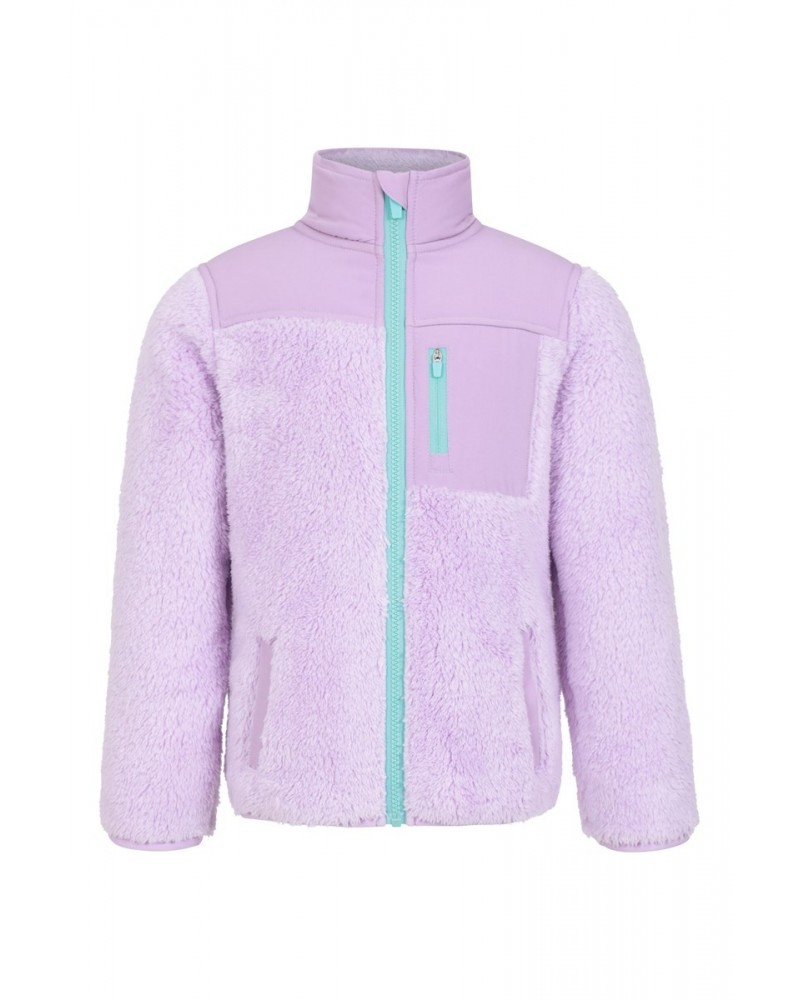 Kids Cozy Recycled Sherpa Fleece Lilac $14.49 Fleece