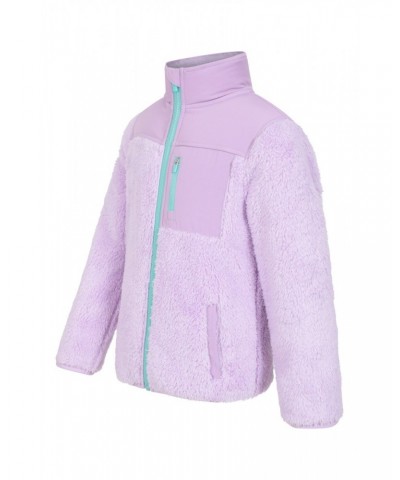 Kids Cozy Recycled Sherpa Fleece Lilac $14.49 Fleece