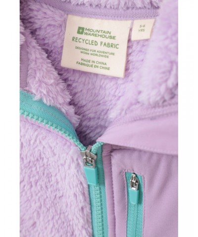 Kids Cozy Recycled Sherpa Fleece Lilac $14.49 Fleece