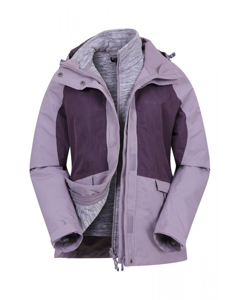 Thunderstorm 3-in-1 Womens Jacket Purple $47.19 Jackets