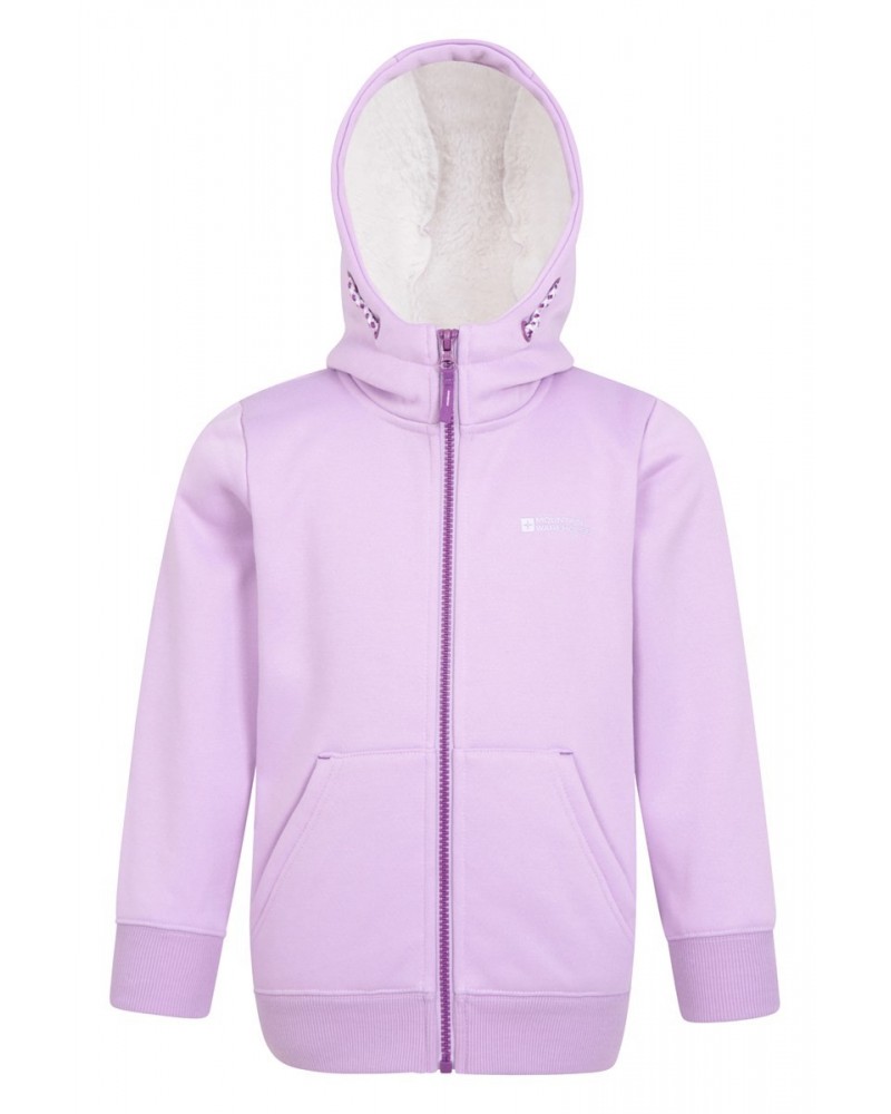 Alpine II Kids Full-Zip Hoodie Lilac $16.49 Tops