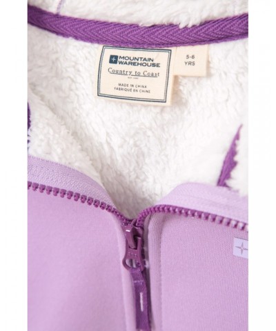 Alpine II Kids Full-Zip Hoodie Lilac $16.49 Tops