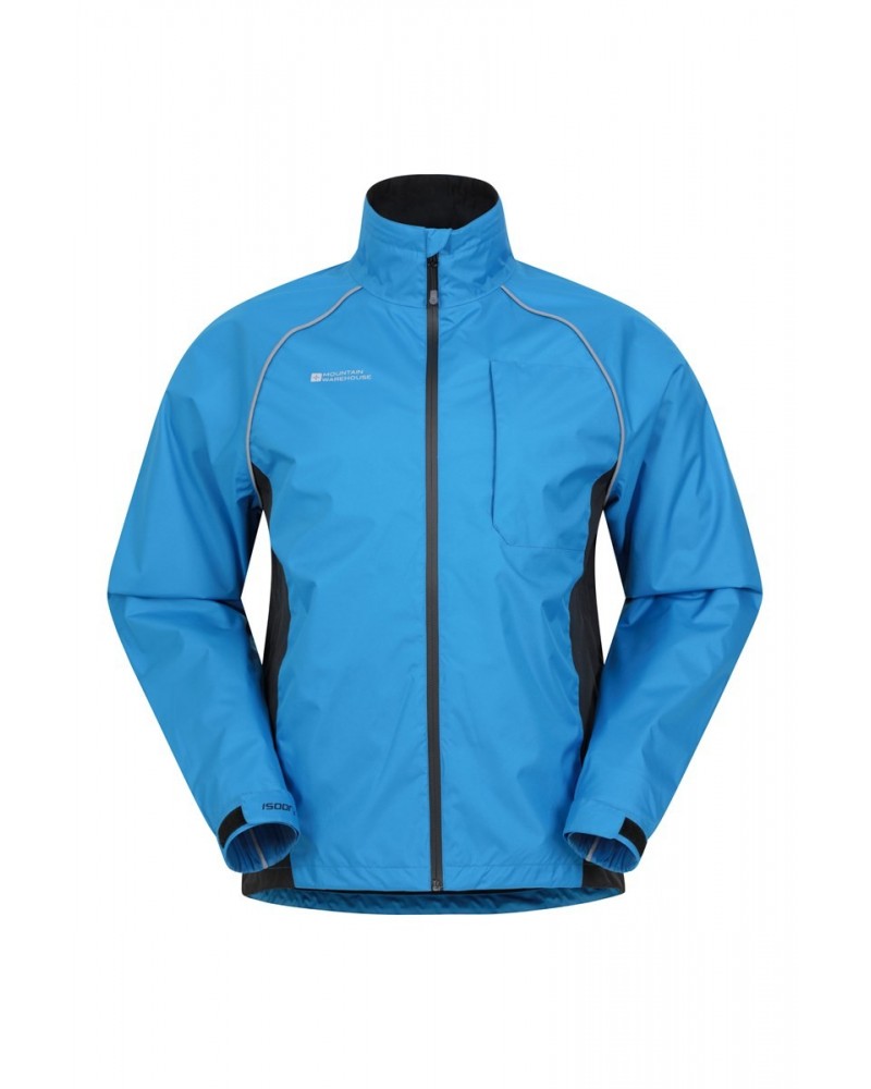 Adrenaline II Mens Iso-Viz Waterproof Jacket Blue $38.49 Jackets