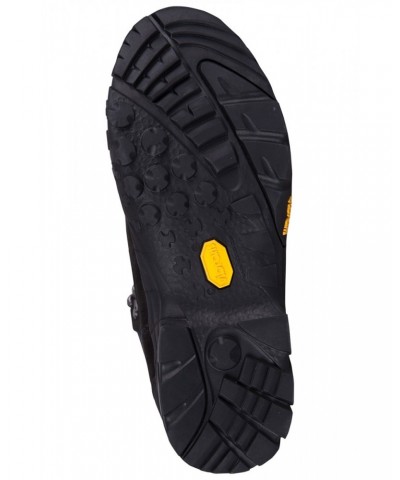 Edinburgh Vibram Youth Waterproof Hiking Boots Charcoal $45.59 Footwear