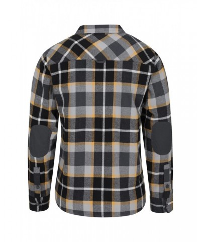 Lumberjack Flannel Long Sleeve Mens Shirt Black $14.50 Tops
