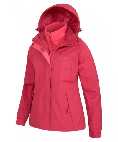 Storm Womens Waterproof 3 in 1 Jacket Red $50.60 Jackets