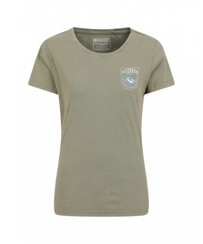 Discover Whistler Organic Women's T-Shirt Khaki $17.09 Tops