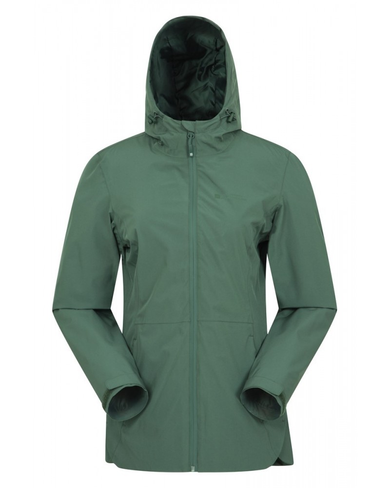 Vancouver Ultra-Lightweight Waterproof Womens Jacket Dark Khaki $23.21 Jackets