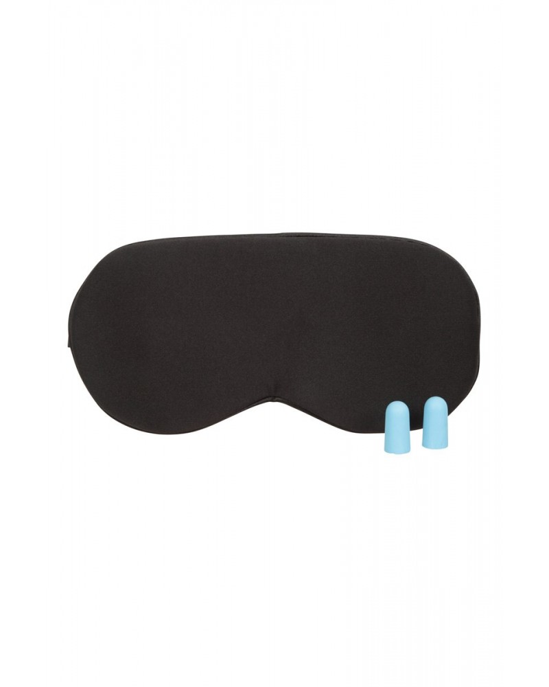 Sleeping Mask and Earplug Set Black $8.31 Travel Accessories