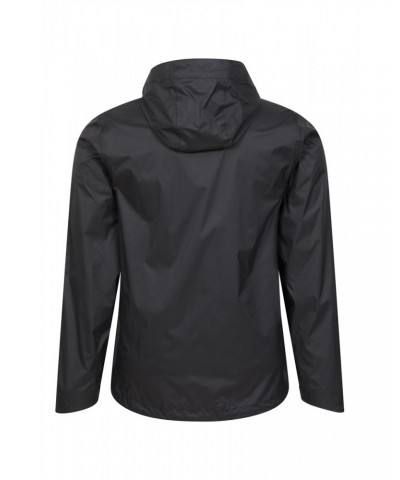 Swerve Mens Packaway Waterproof Jacket Black $25.37 Jackets