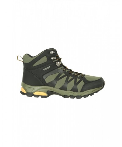 Trekker II Mens Softshell Waterproof Hiking Boots Khaki $46.79 Footwear