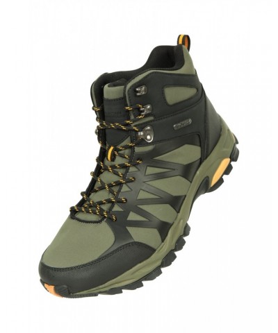 Trekker II Mens Softshell Waterproof Hiking Boots Khaki $46.79 Footwear