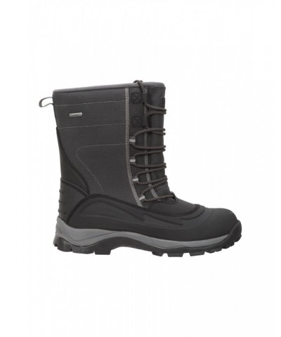 Park Mens Snow Boots Charcoal $37.09 Footwear