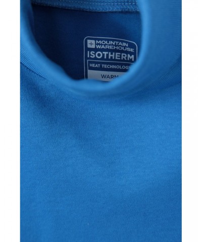 Meribel Kids Cotton Turtle Neck Top Cobalt $10.79 Base Layers