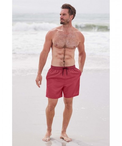 Aruba Mens Swim Shorts Dark Burgundy $15.89 Pants