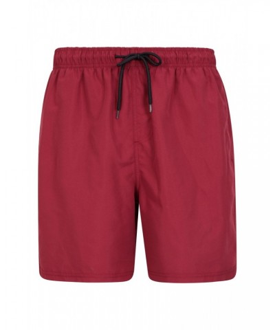 Aruba Mens Swim Shorts Dark Burgundy $15.89 Pants