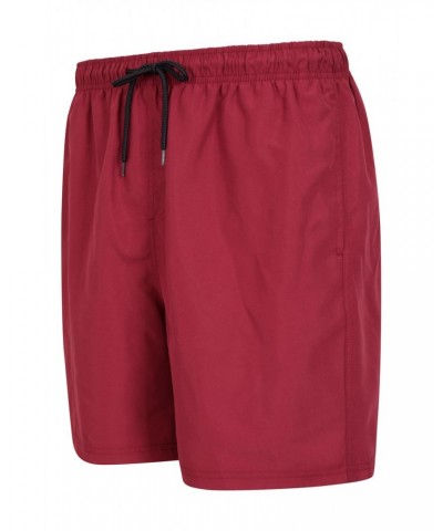 Aruba Mens Swim Shorts Dark Burgundy $15.89 Pants