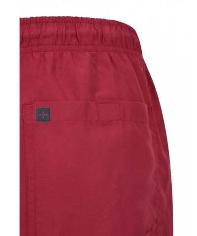 Aruba Mens Swim Shorts Dark Burgundy $15.89 Pants