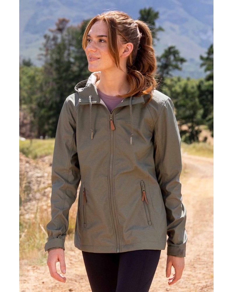 Iona Womens Softshell Jacket Khaki $34.30 Jackets