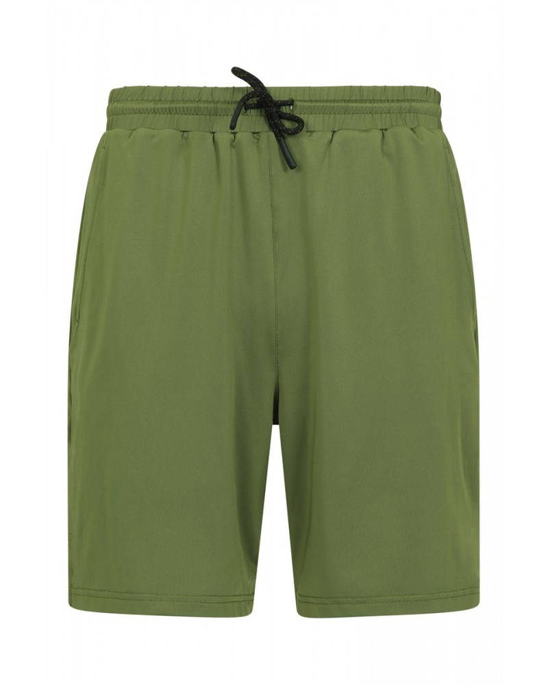 Core Mens Recycled Running Shorts Light Khaki $23.50 Active