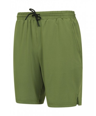 Core Mens Recycled Running Shorts Light Khaki $23.50 Active