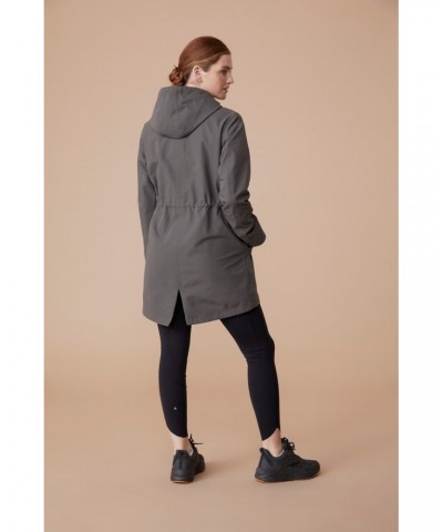 Dipali Womens Coat Dark Khaki $37.05 Jackets