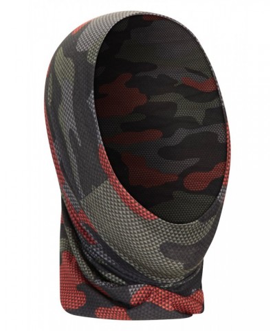 Mens Patterned Multifunctional Head Tube Red $9.17 Ski