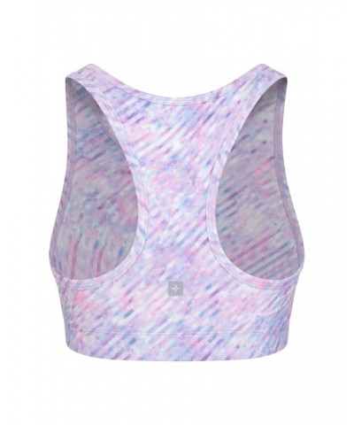 Kids Dance Crop Top & Leggings Set Purple $15.18 Active