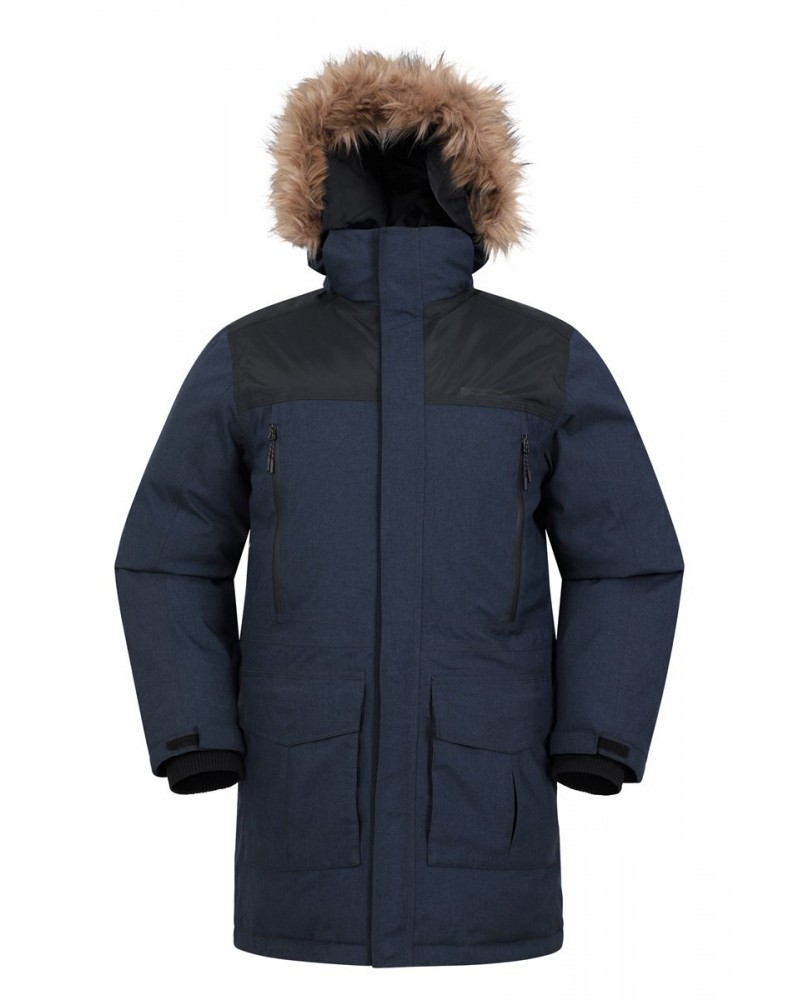 Antarctic Extreme Waterproof Mens Down Jacket Dark Blue $49.30 Jackets